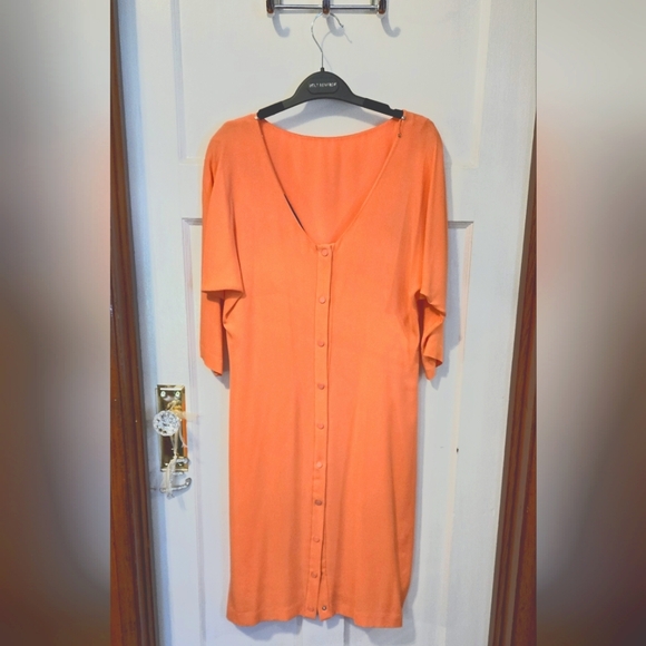 DVF silk button down dress - Picture 1 of 8